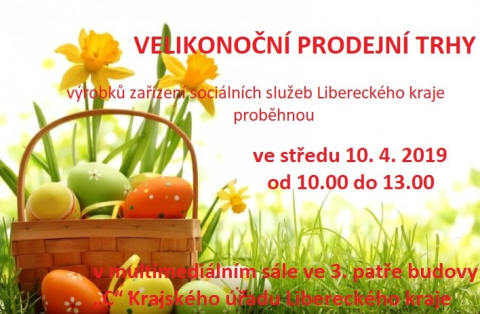 Pozvánka Velikonoční prodejní trhy 2019